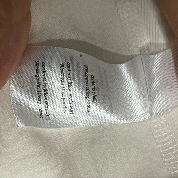 Nwt Womens weworewhat Muscle Tank Top Solid Off White Cropped Top Size Medium - Picture 14 of 16